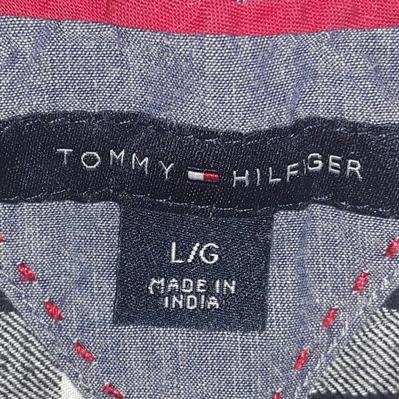 Tommy Hilfiger Black and White Plaid Long Sleeve Shirt Girls Size Large - Picture 4 of 5